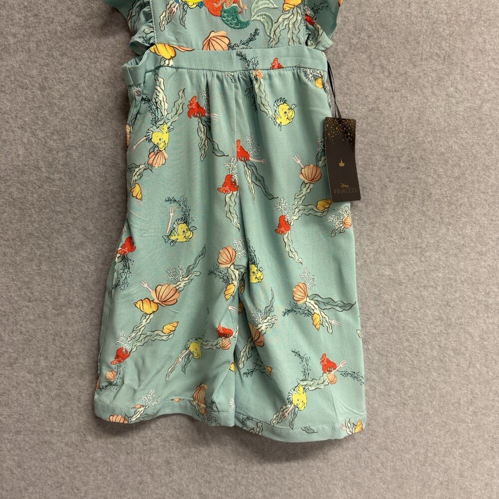BoxLunch x Disney Little Mermaid Ariel Toddler Ruffle Romper Girls Size 4T NWT - Picture 4 of 8